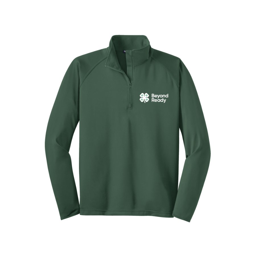 Beyond Ready Men's Wicking 1/4 Zip Pullover Dark Green – Shop 4-H