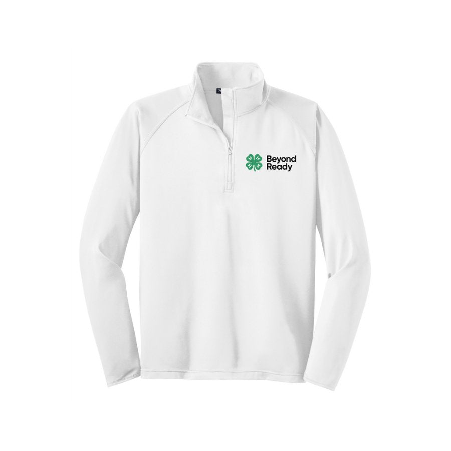 4-H Beyond Ready Men's Wicking 1/4 Zip Pullover White – Shop 4-H