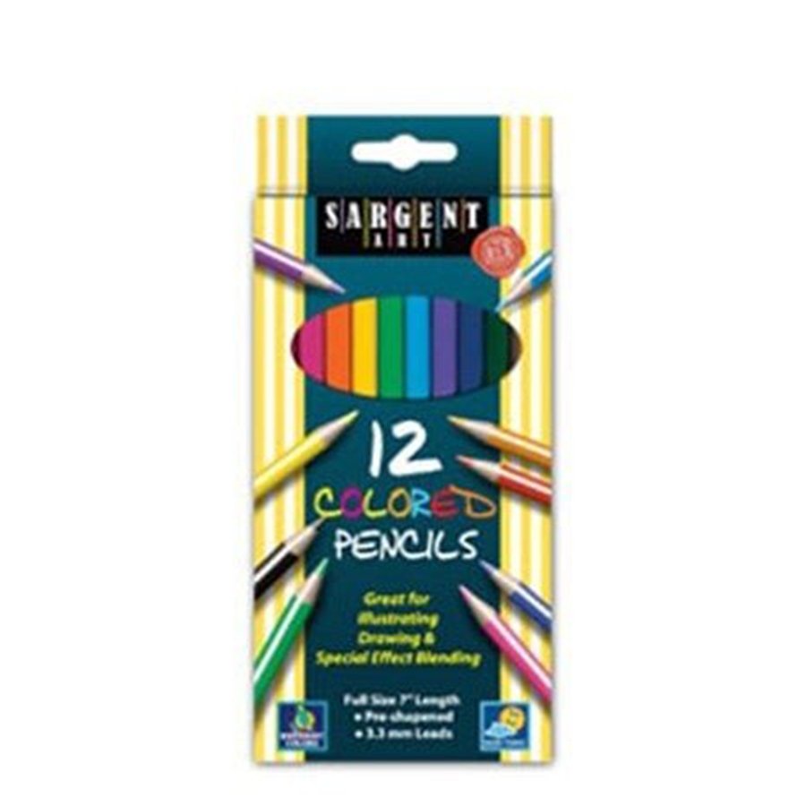 Colour pencil set, 12 colours