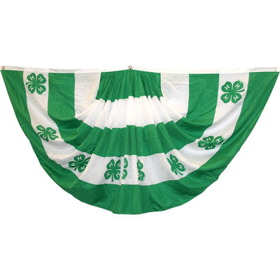 3’ x 6’ Pleated 4-H Bunting - Shop 4-H