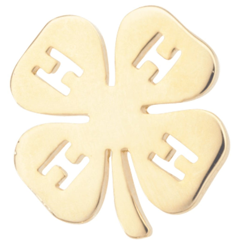 4-H Clover Emblem Lapel Pin - Gold - Shop 4-H