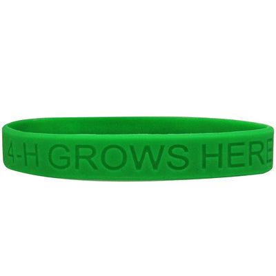 4-H Grows Here Wristbands - Shop 4-H
