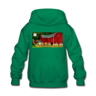 4-H Kids' Barn Lifestyle Hoodie - Shop 4-H