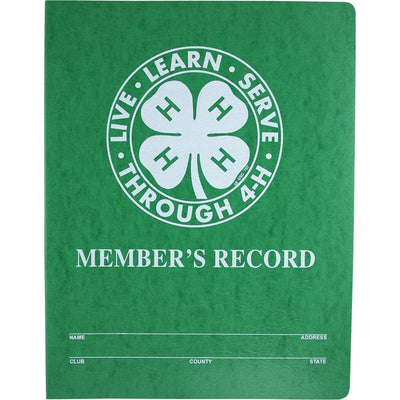 4-H Member's Record Book Cover - Shop 4-H