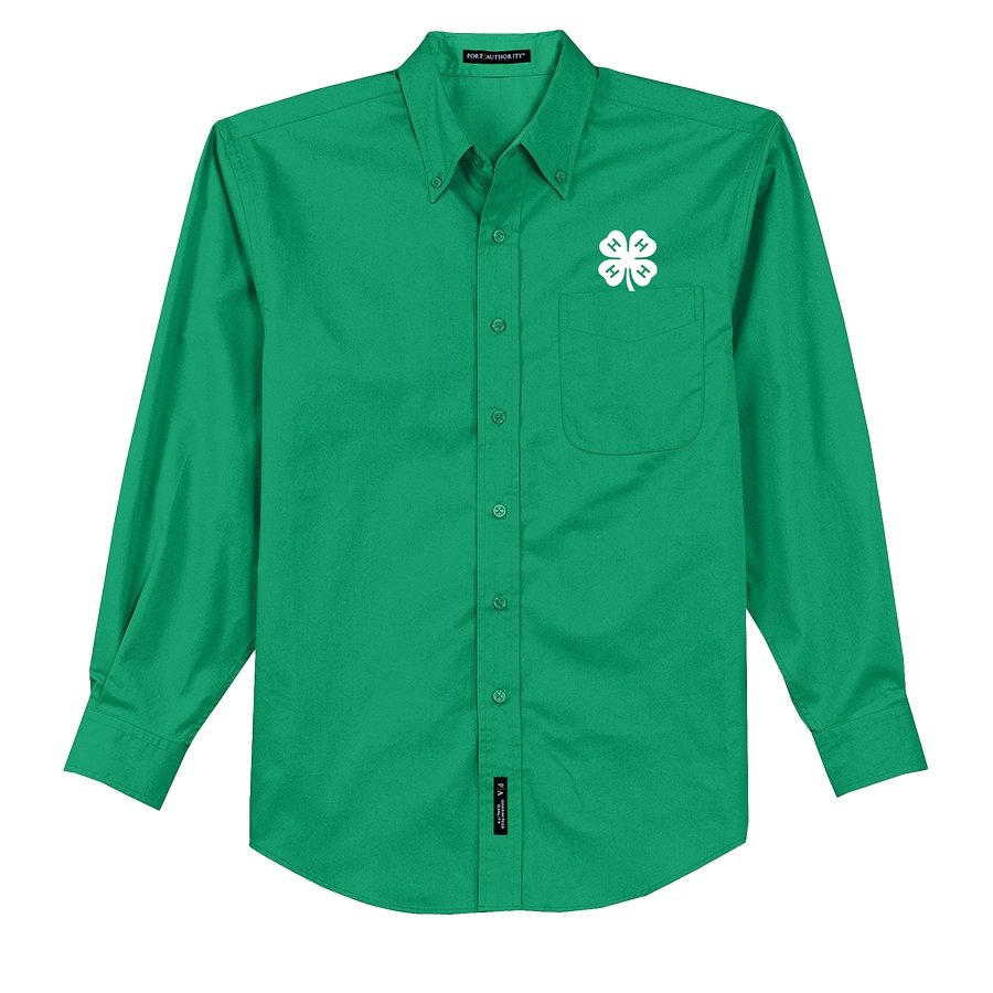 4-H Men's Long Sleeve Dress Shirt 5XL 4-H Men's Long Sleeve Dress Shirt 5XL