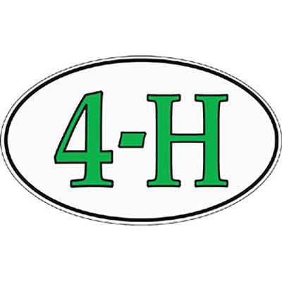4-H Oval Sticker - Shop 4-H