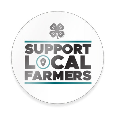 4-H Support Local Farmer's Sticker - Shop 4-H