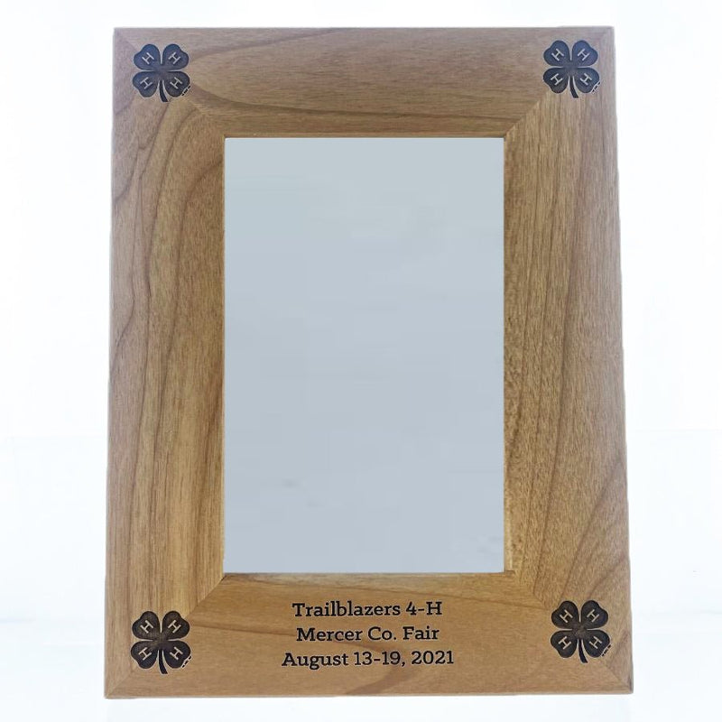 Custom Engraved Adler Wood Picture Frame - Shop 4-H