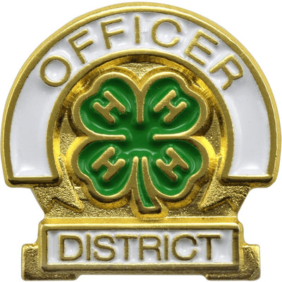 District Officer Pin - Shop 4-H