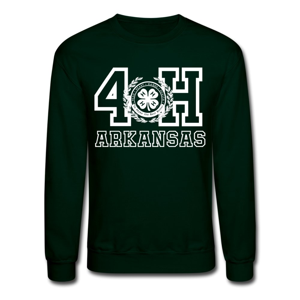 Forest Green Arkansas Varsity Crewneck Sweatshirt – Shop 4-H