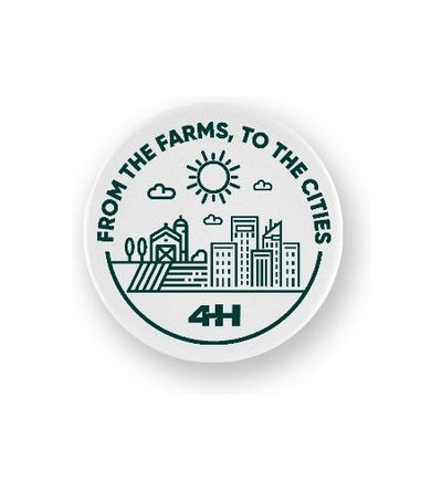 Large Farms to the Cities Button - Shop 4-H