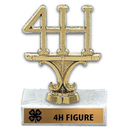 Participation Trophy with Figure Choice - Shop 4-H