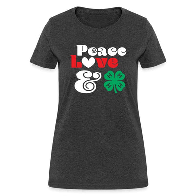 Peace Love and Clover Women's T-Shirt - Shop 4-H