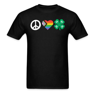 Peace, Pride & 4-H Black Unisex Classic T-Shirt - Shop 4-H
