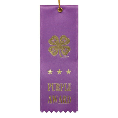 Purple Award Ribbon - Shop 4-H