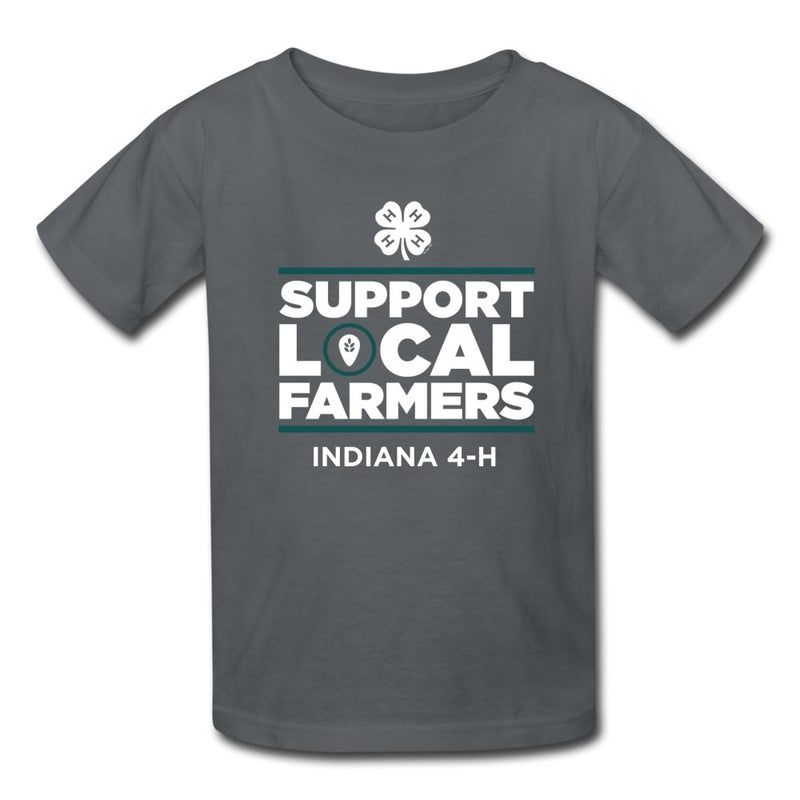 Youth Indiana Support Local Farmers T-Shirt - Shop 4-H