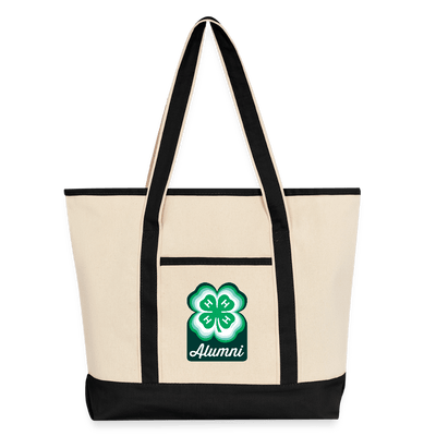 4 - H Alumni Canvas Deluxe Large Tote - Shop 4 - H