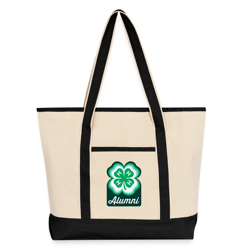 4 - H Alumni Canvas Deluxe Large Tote - Shop 4 - H