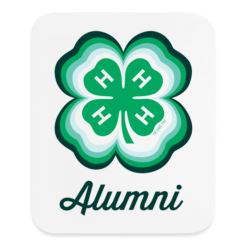 4 - H Alumni Mouse pad Vertical - Shop 4 - H