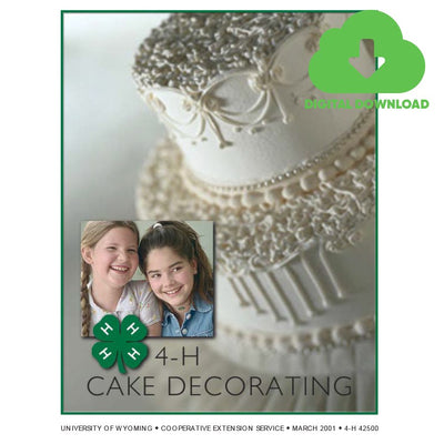 4 - H Cake Decorating - Digital Download - Shop 4 - H