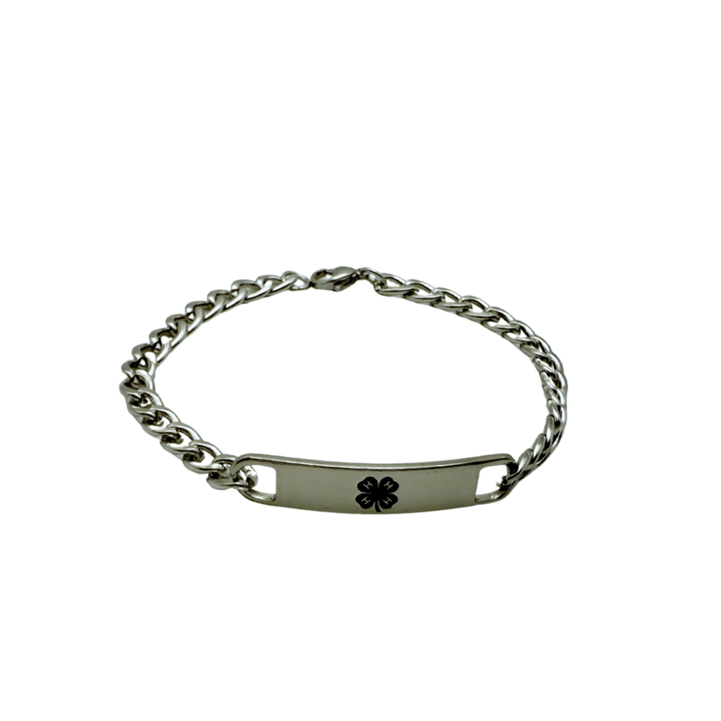 4 - H Chain Link Bracelet - Silver - Shop 4 - H