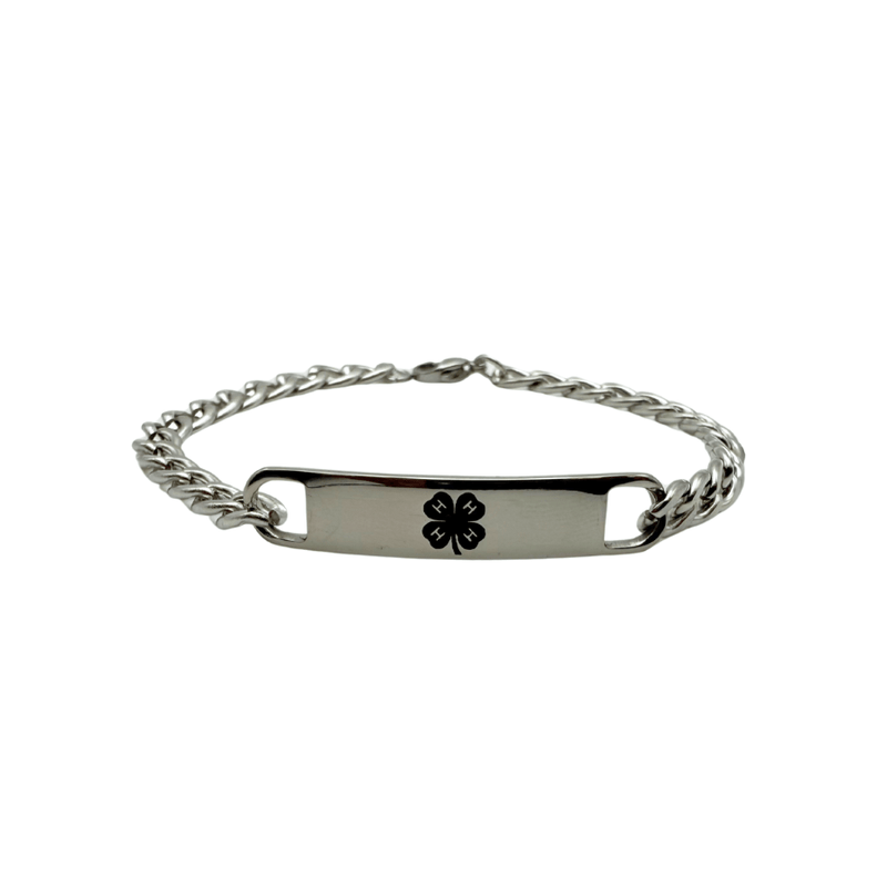 4 - H Chain Link Bracelet - Silver - Shop 4 - H