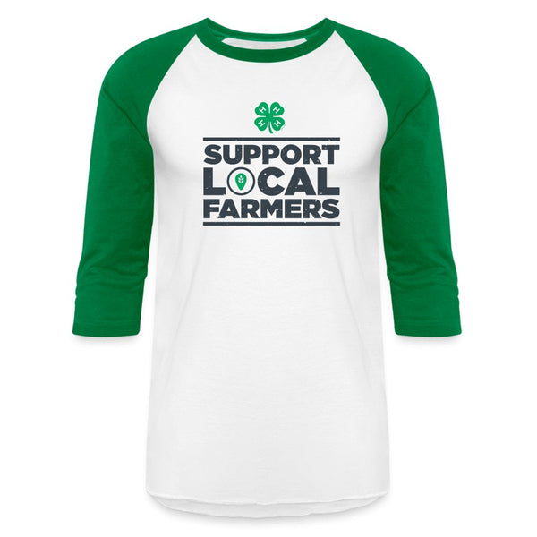 トップス goodness border l/s T-shirt (GREEN) 4-h-clover-support-local-