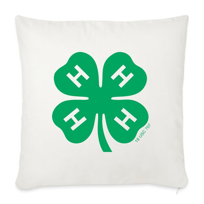 4 - H Clover Throw Pillow Cover 18” x 18” - Shop 4 - H