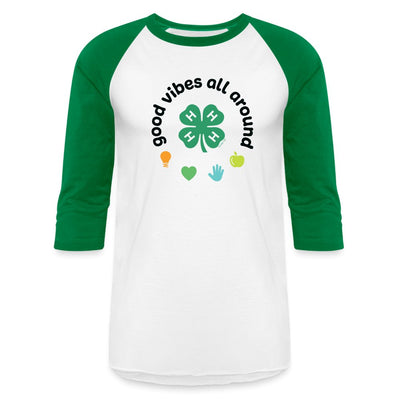 4 - H Good Vibes Baseball T-Shirt - Shop 4 - H