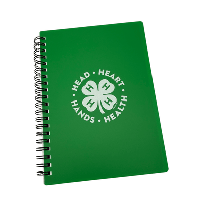 4 - H Green Stellar Spiral Notebook - Shop 4 - H