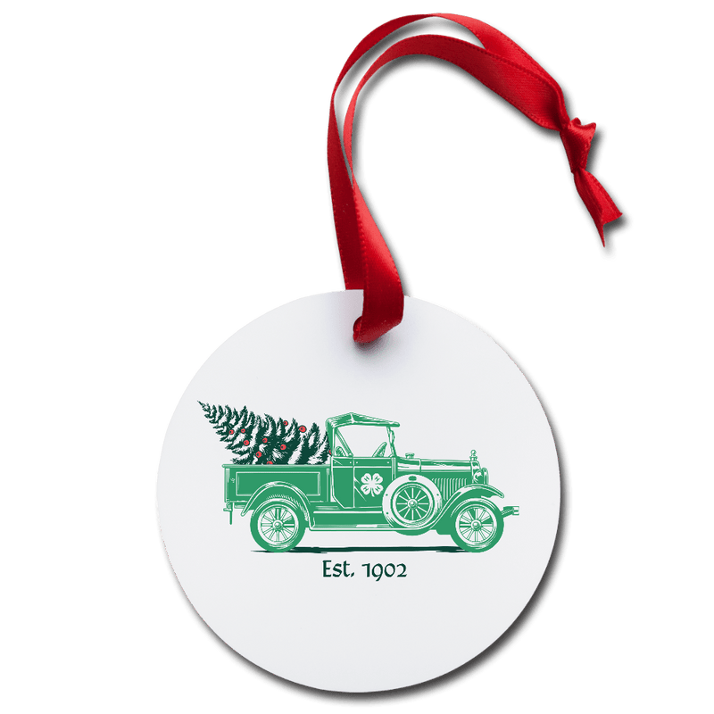 4 - H Holiday Truck Ornament - Shop 4 - H