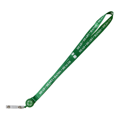 4-H Lanyard with Retractable Badge Reel - Shop 4-H