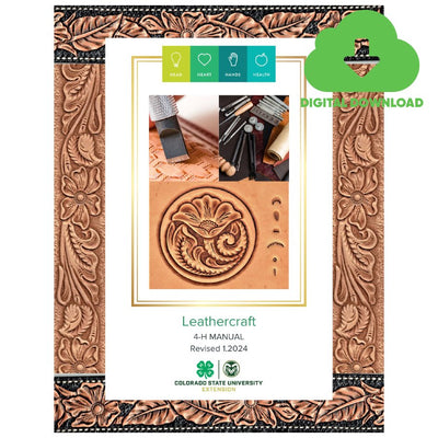 4 - H Leathercraft Manual - Digital Download - Shop 4 - H