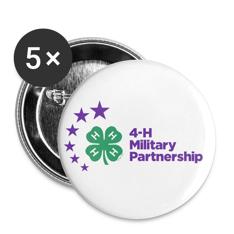 4 - H Military Partnership Large 2.2" Button 5 - pack - Shop 4 - H