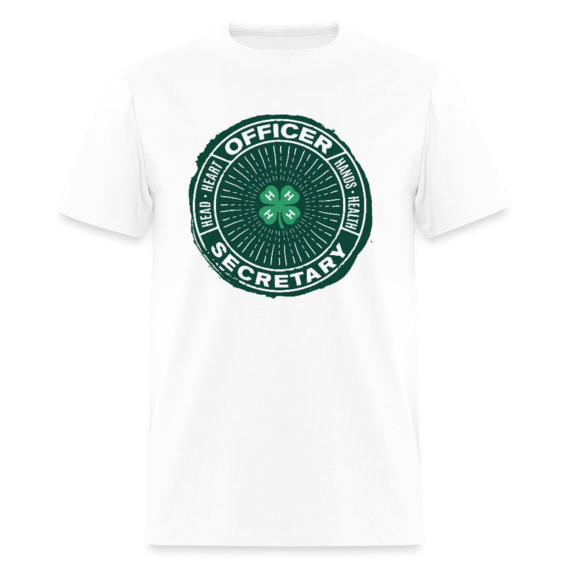 4 - H Officer Secretary Unisex T-shirt - Shop 4 - H