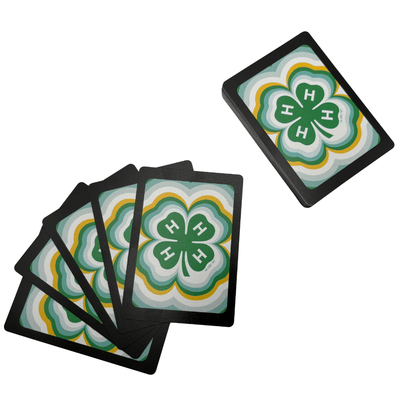 4-H Radiating Clover Deck of Playing Cards – Shop 4-H
