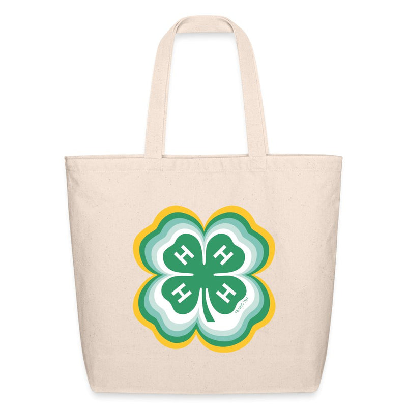 4 - H Radiating Clover Eco - Friendly Cotton Tote - Shop 4 - H