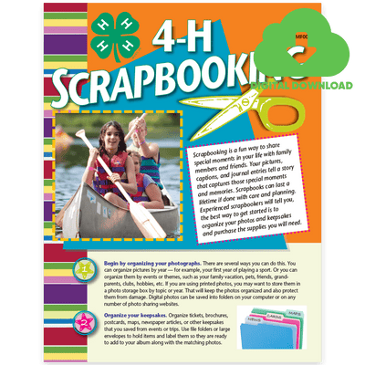 4 - H Scrapbooking - Digital Download - Shop 4 - H