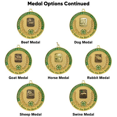 5" Medal Plaque with Medallion Choice - Shop 4-H