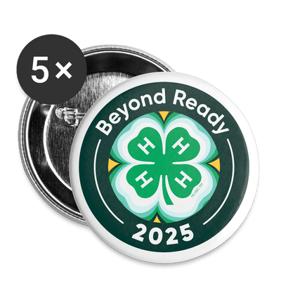 Beyond Ready 2025 Buttons large 2.2'' (5 - pack) - Shop 4 - H