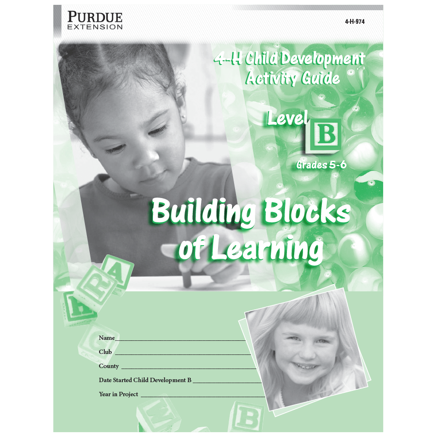 Child Development Level B: Building Blocks of Learning – Shop 4-H