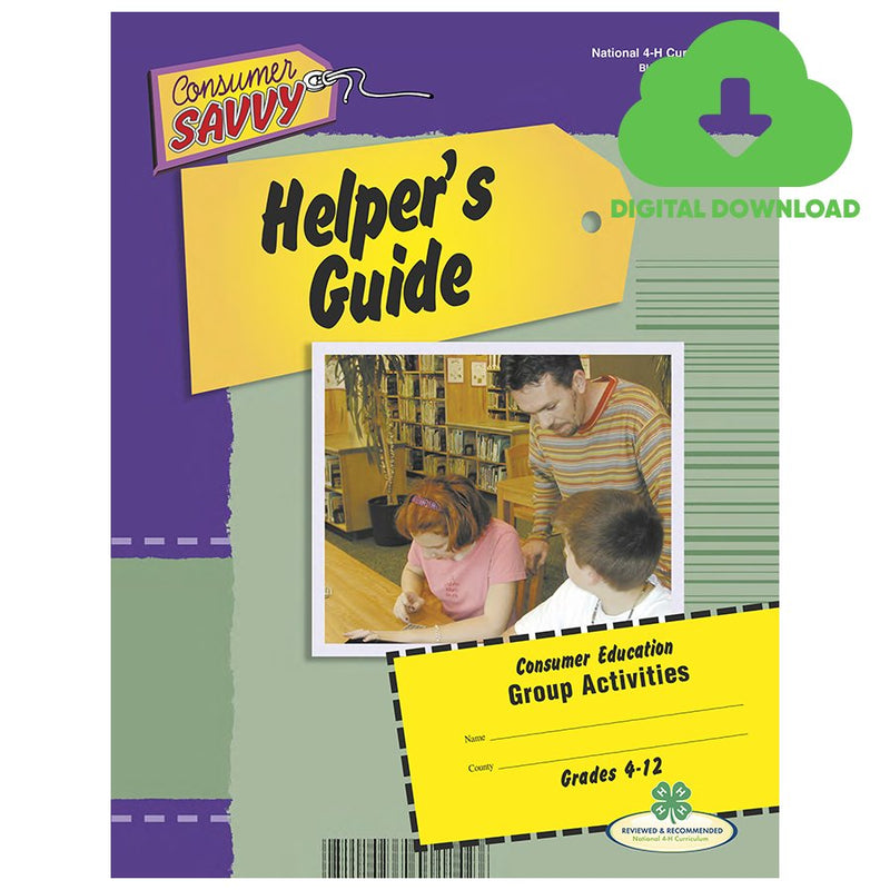 Consumer Savvy Helper's Guide Digital Downoad – Shop 4-H