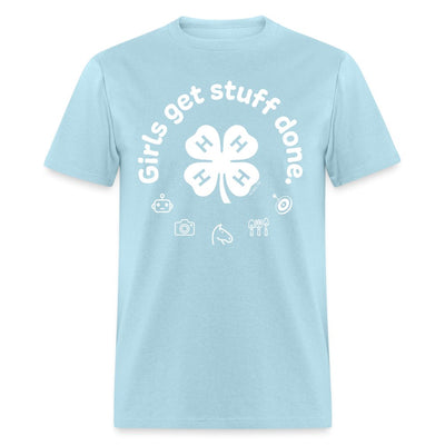 Girls Get Stuff Done Round Logo Classic T-Shirt - Shop 4 - H