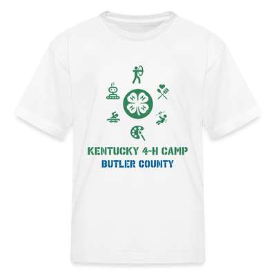 Kentucky 4 - H Camp Activities Youth T-Shirt Customized For Butler County - Shop 4 - H