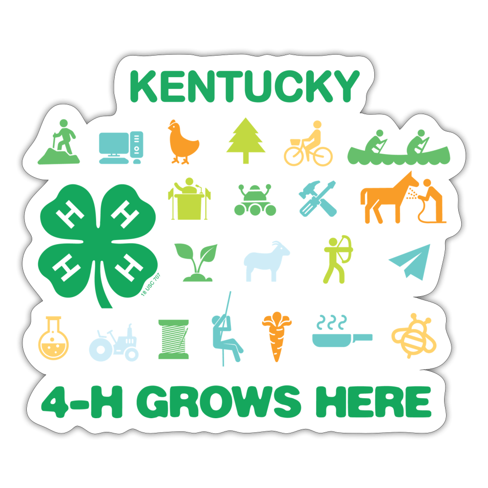 Kentucky 4-H Icon Sticker – Shop 4-H