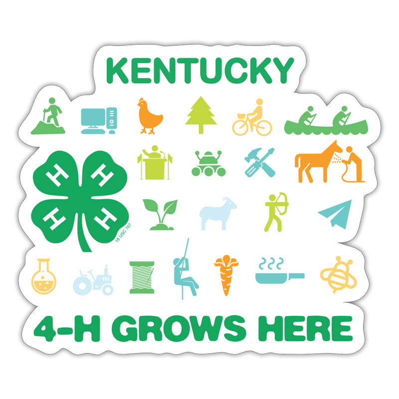 Kentucky 4-H Icon Sticker - Shop 4-H