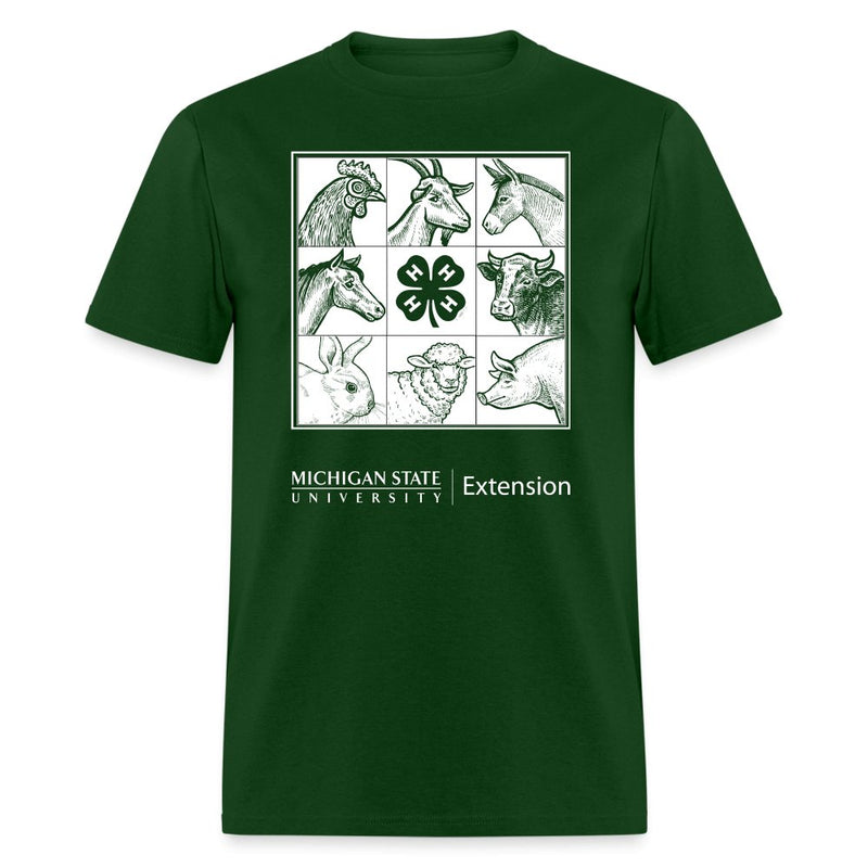 Michigan Animal Squares T-Shirt - Shop 4 - H