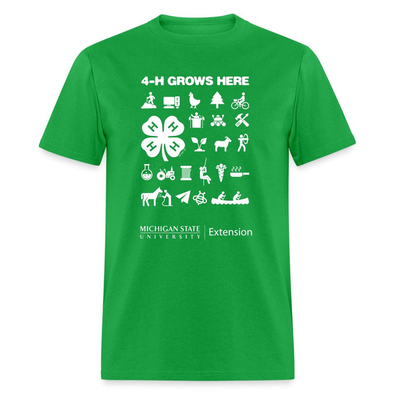 MSU Extension 4 - H Grows Here Classic T-Shirt - Shop 4 - H