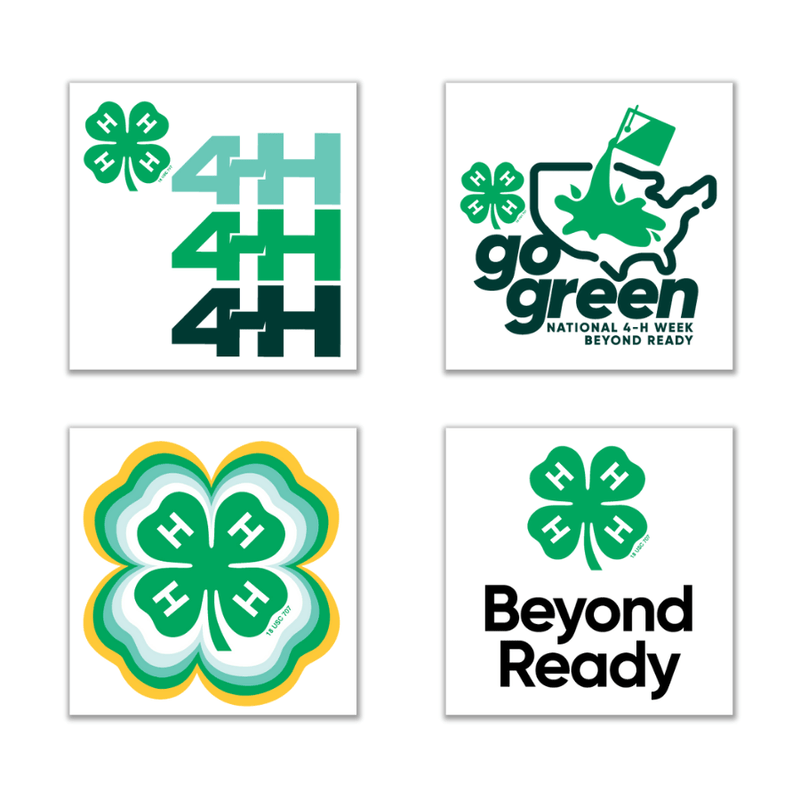 National 4 - H Week Tattoo (20 - Pack) - Shop 4 - H