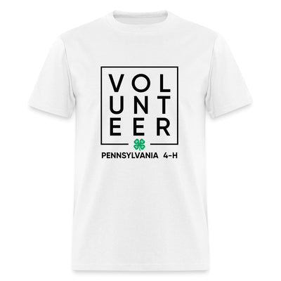 Pennsylvania 4 - H Volunteer Block Design Unisex T-Shirt - Shop 4 - H